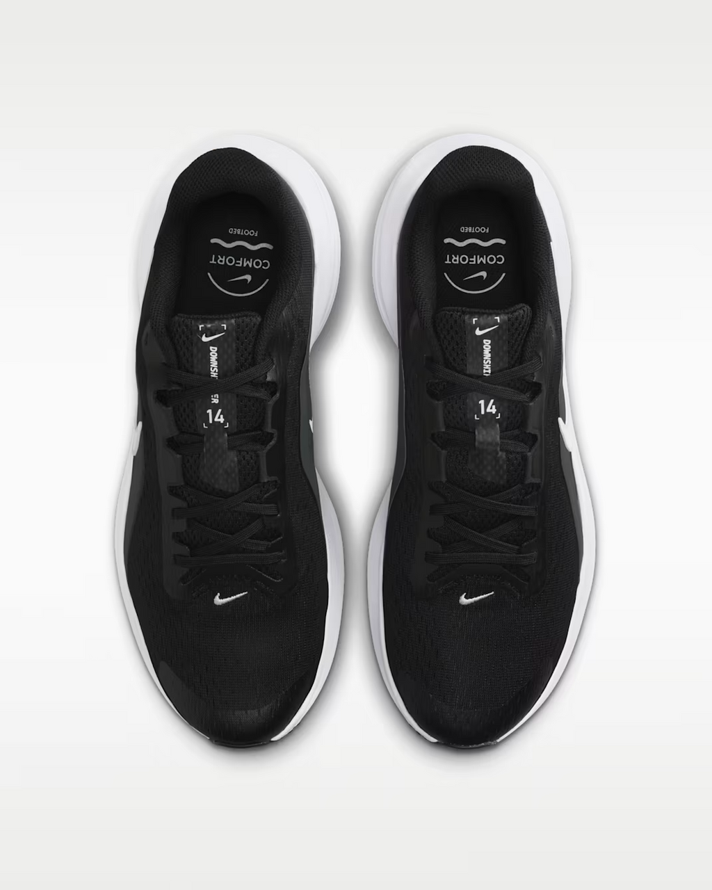 NIKE DOWNSHIFTER 14 BLACK/WHITE