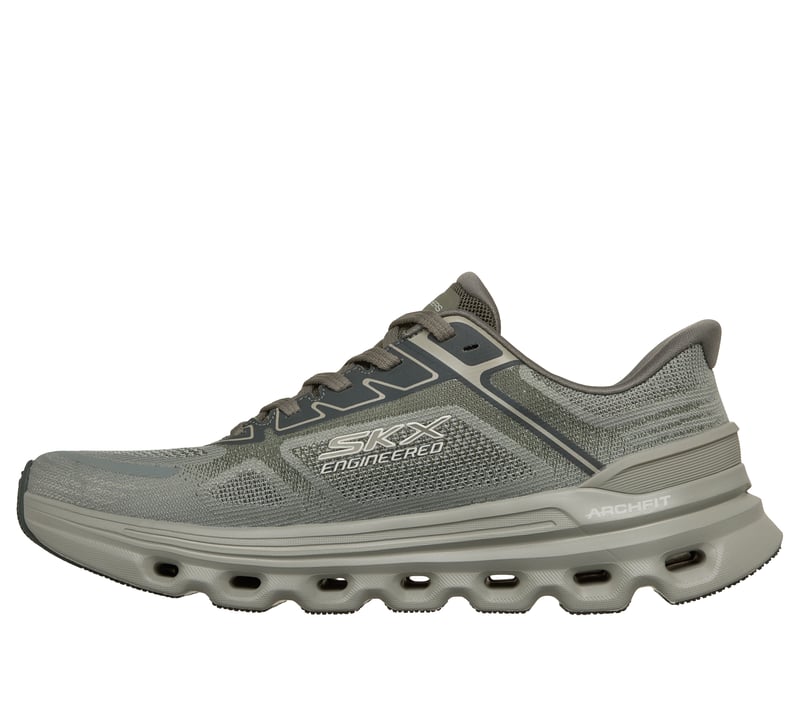 GO RUN GLIDE-STEP ARCH FIT GREEN