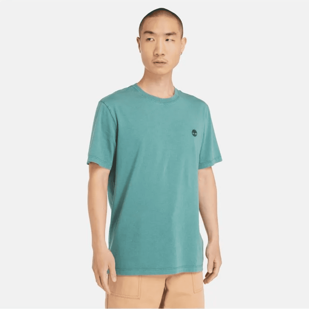 TIMBERLAND TFO LOGO GARMENT DYE  GREEN