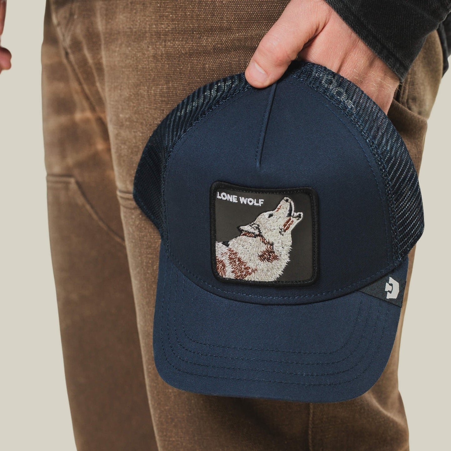 GOORIN BROS LONE WOLF TRUCKER EDGE