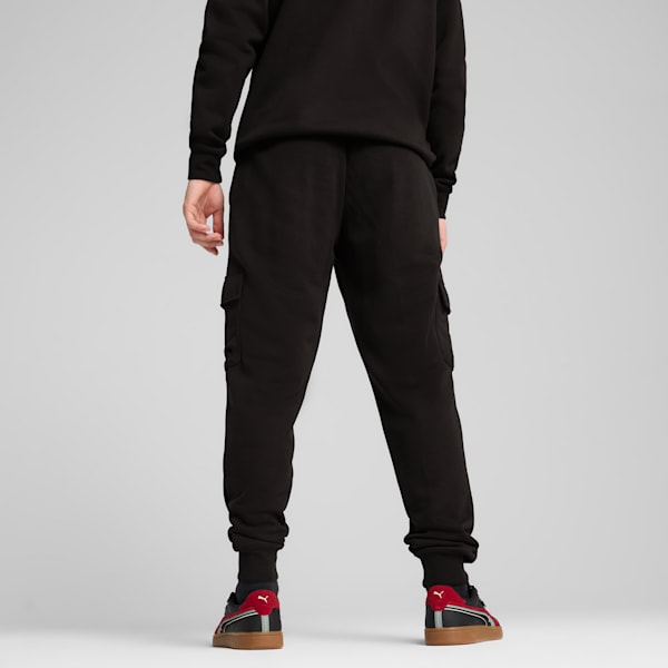 ESS PUMA LOGO CARGO PANTS TR CL BLACK