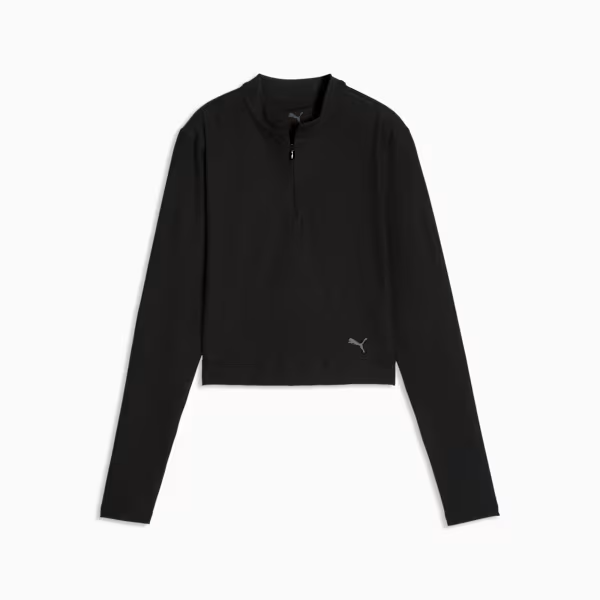 CLOUDSPUN ZIP LS W BLACK