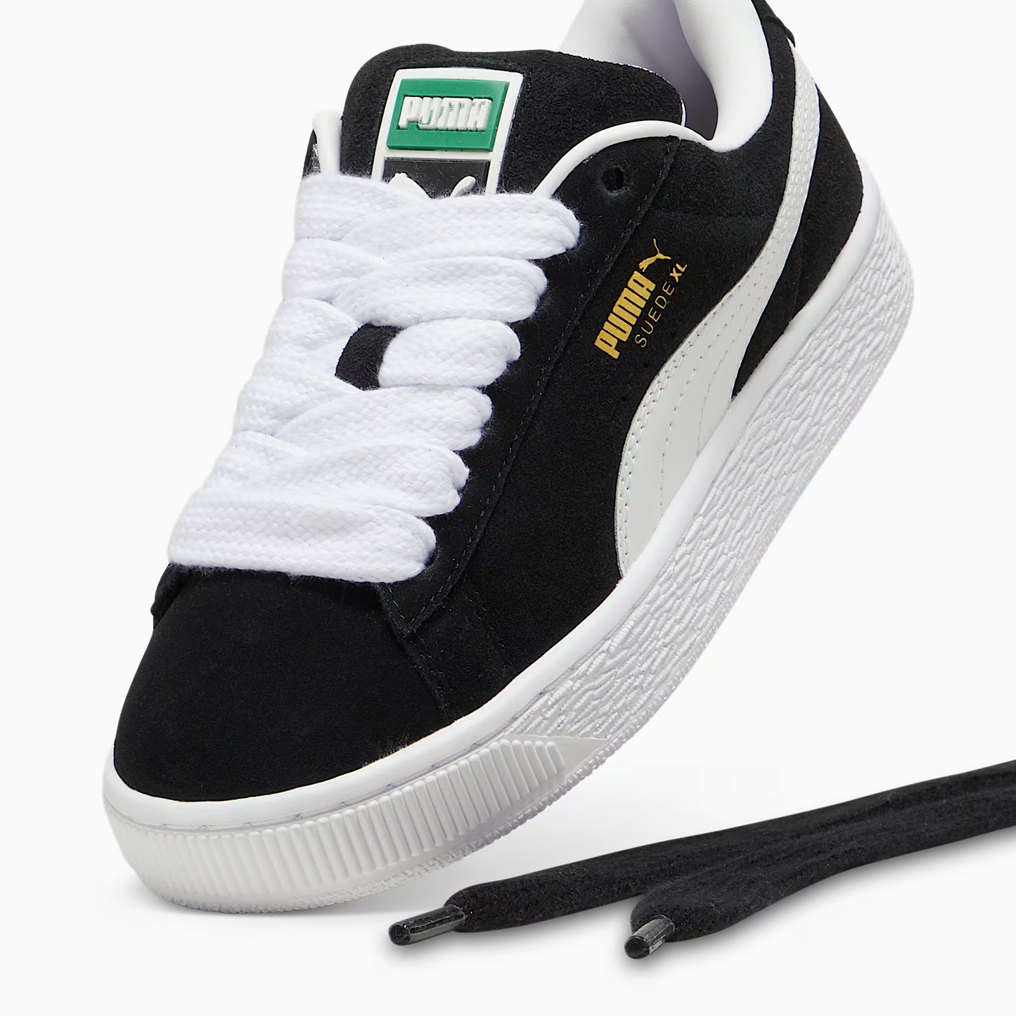 SUEDE XL JR BLACK/WHITE