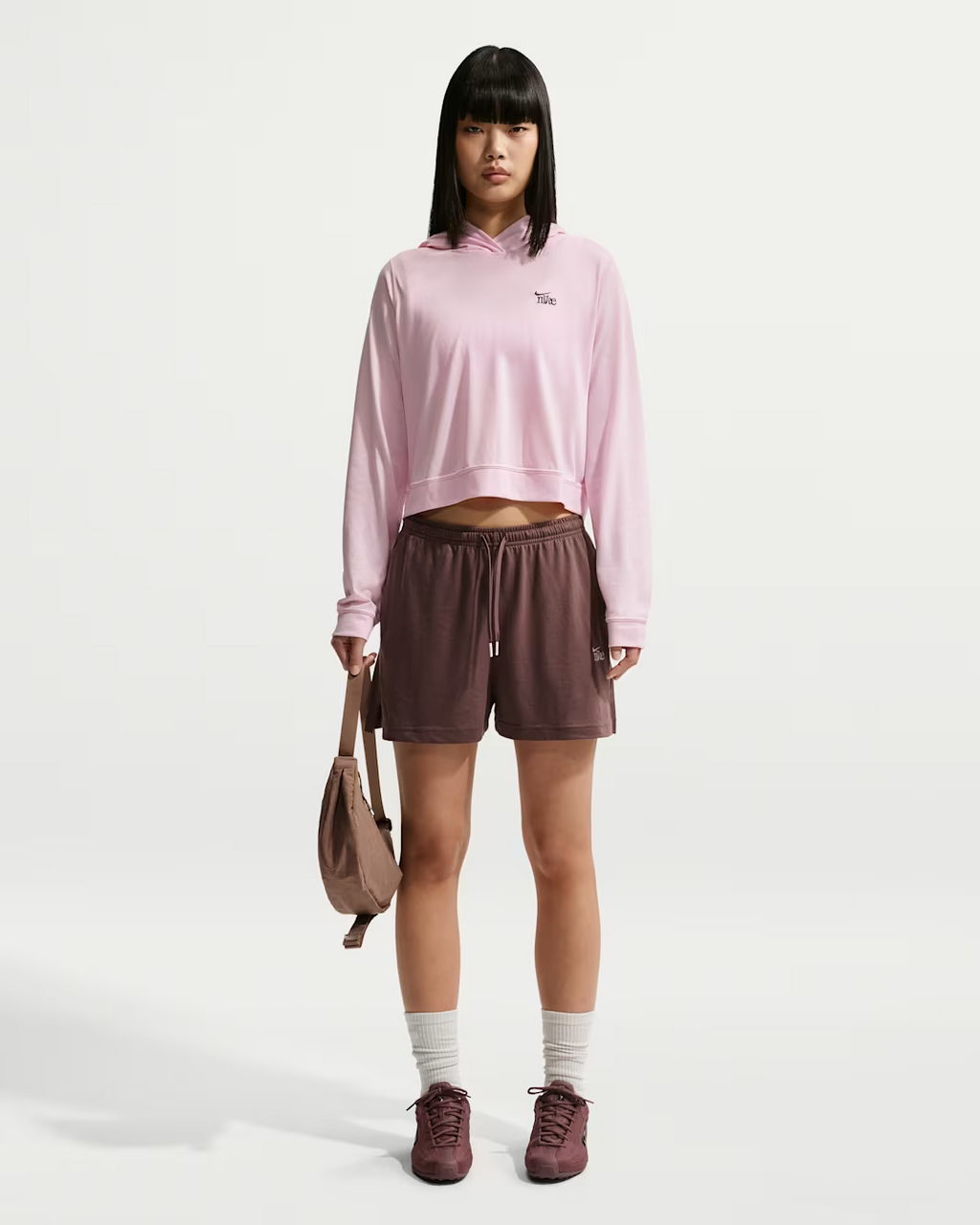 W NSW CHILL KNIT LTWT SHORT - TATTOO/(CHALK)