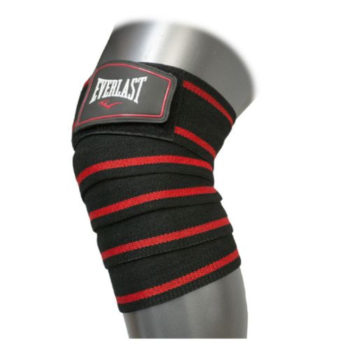 RODILLERA ELASTICA SUPERIOR EVERLAST BK/RD