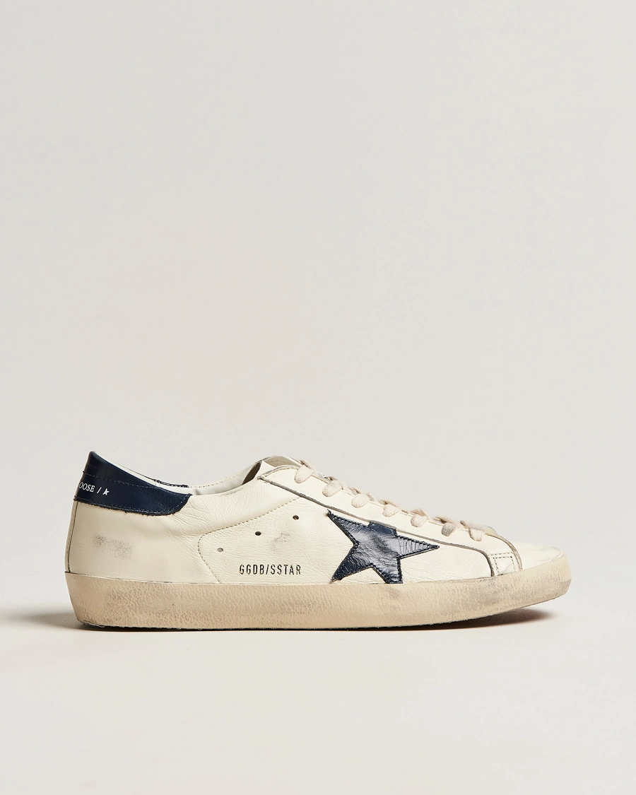 SUPER-STAR CLASSIC WITH LIST BEIGE/NIGHT BLUE HOMBRE