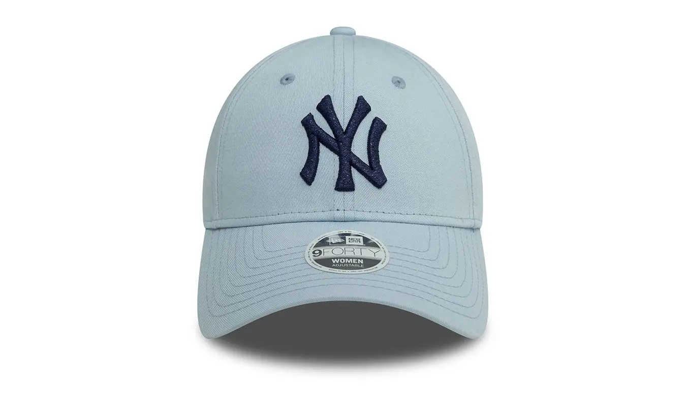 NEW ERA METALLIC LOGO 9FORTY NEW YORK YANKEES SKY BLUE