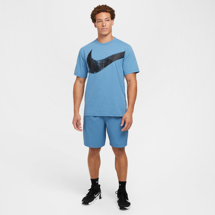 M NK DF HYVERSE SWOOSH TOP SS - BLUE/BLACK