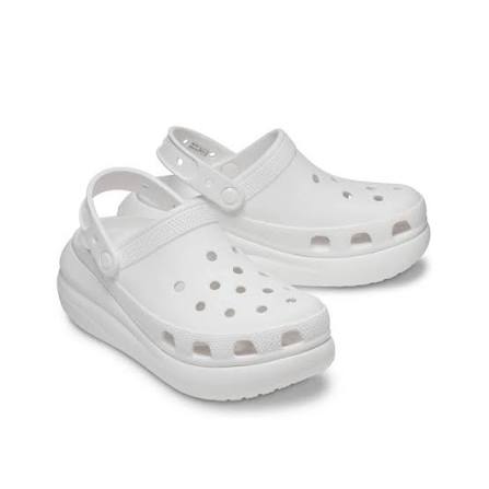 CROCS CLASSIC CRUSH CLOG WHITE MUJER