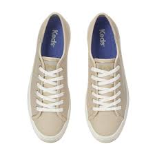 TRIPLE UP LEATHER BEIGE MUJER