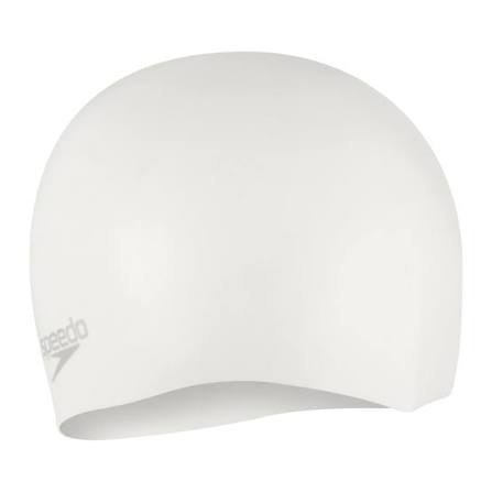 SPEEDO GORRO DE NATACIÓN PLAIN MOULDED SILICONE (WHITE) UNISEX
