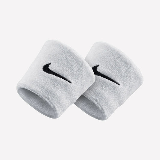 NIKE SWOOSH WRISTBANDS 2 PK WHITE