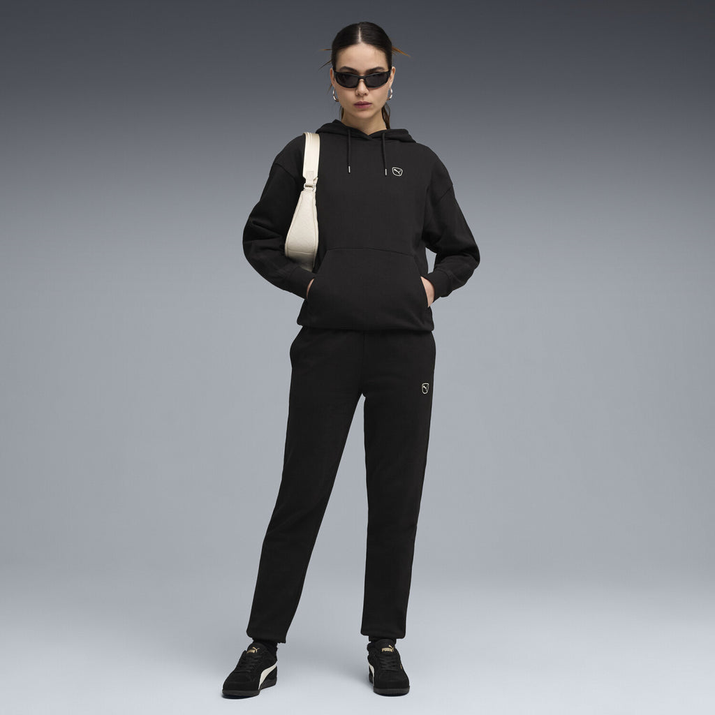 PUMA JOGGERS ESSENTIALS ELEVATED SWEATPANTS WOMEN (BLACK) MUJER