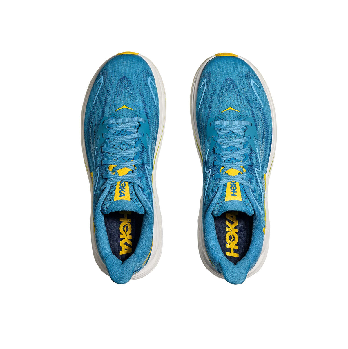 HOKA CLINFTON 10 BLUE/YELLOW HOMBRE
