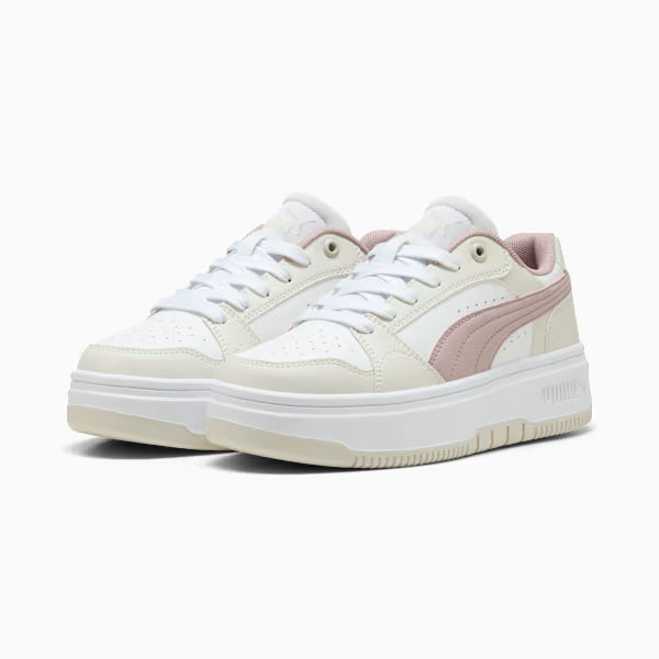 REBOUND FEMME LOW WNS GRAY-MISTY PINK-WHITE MUJER