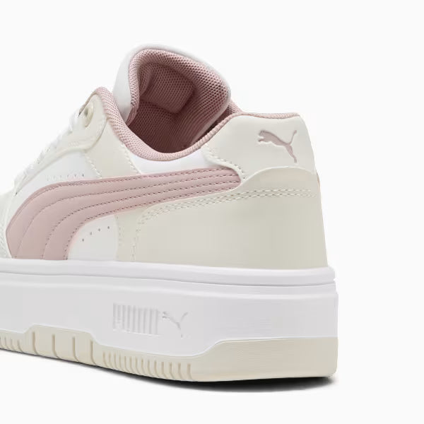 REBOUND FEMME LOW WNS GRAY-MISTY PINK-WHITE MUJER