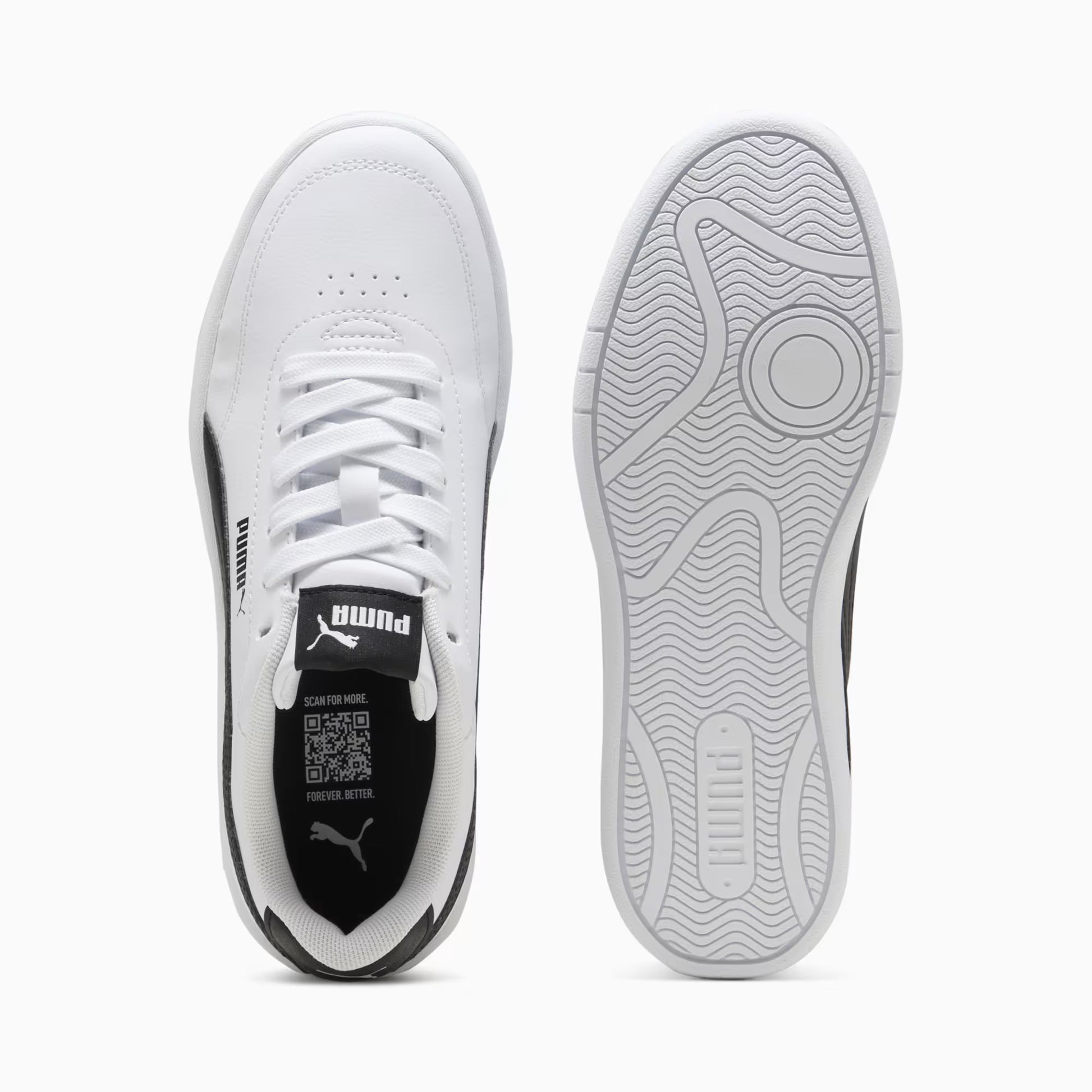 COURT CLASSIC CLEAN JR WHITE/BLACK JUNIOR MASCULINO