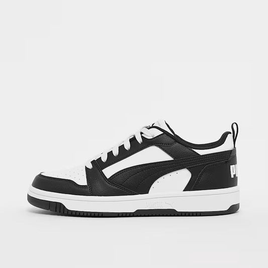 PUMA REBOUND V6 LOW JUVENILES WHITE/BLACK