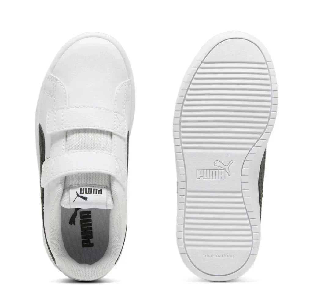 PUMA RICKIE CLASSIC V PS WHITE/BLK NIÑO PRE-ESCOLAR