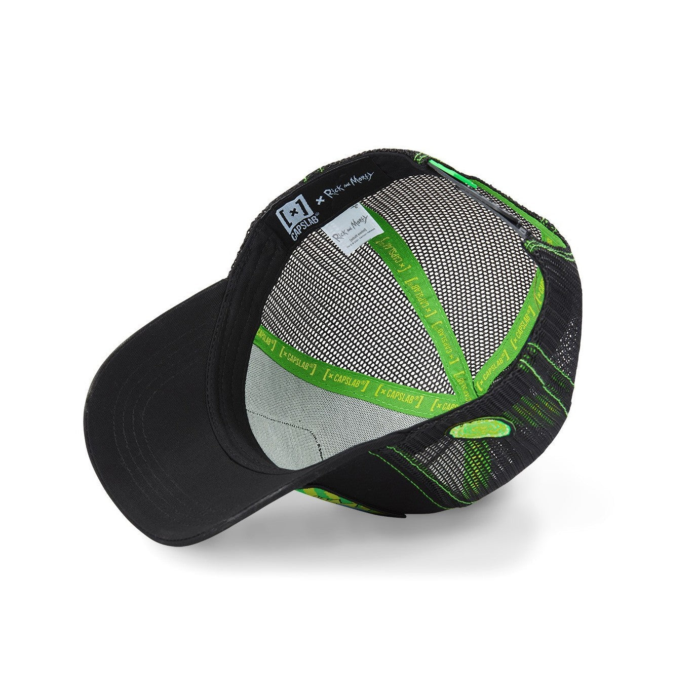 CAPSLAB RICK AND MORTY BLACK/GREEN