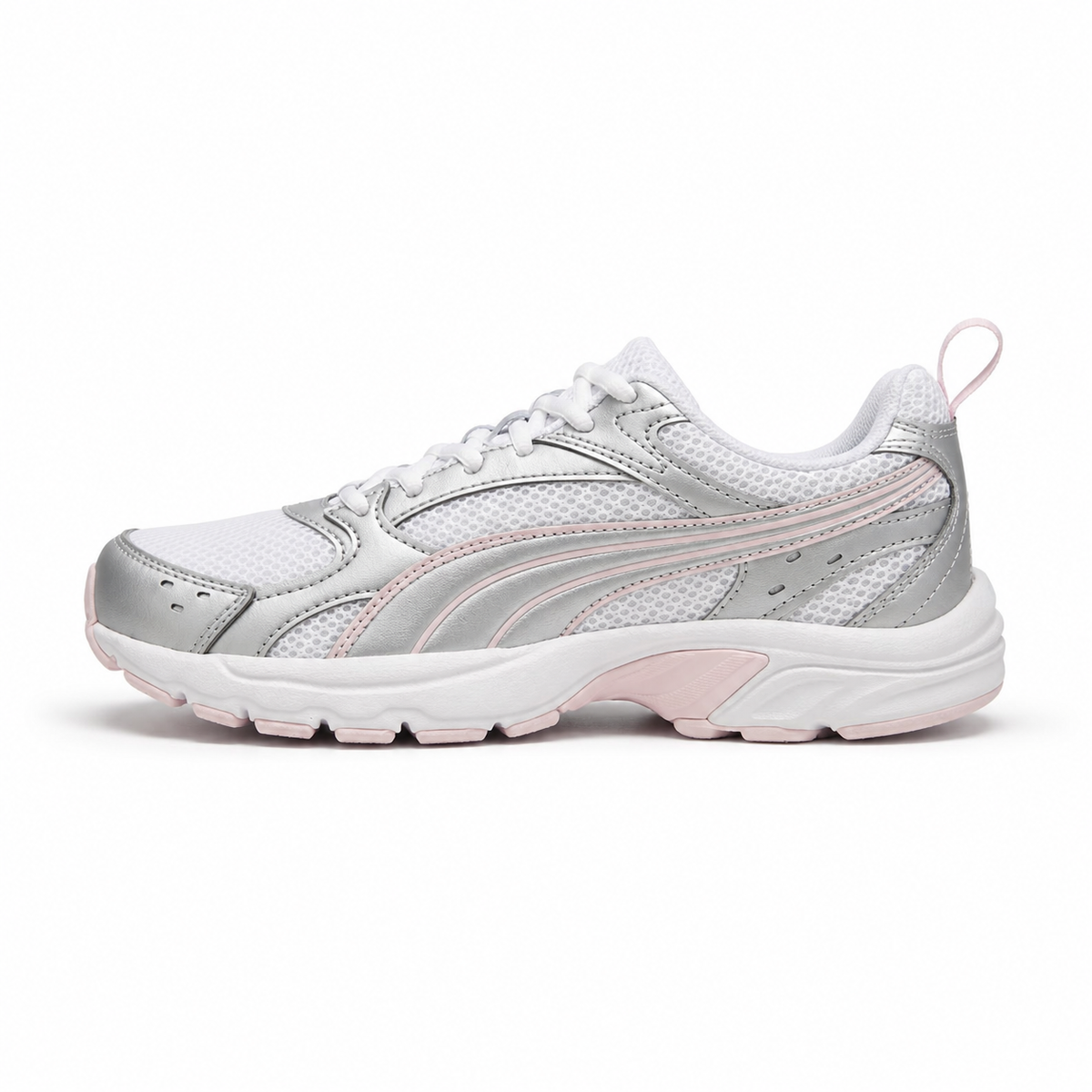 MILENIO TECH LT WNS WHITE-SILVER-PINK