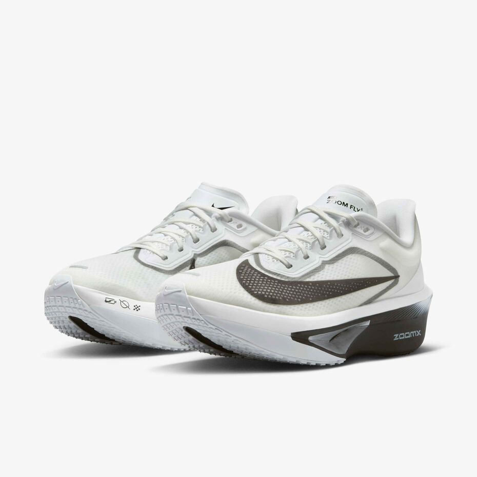 W ZOOM FLY 6 WHITE-BLACK-SMOKE GREY