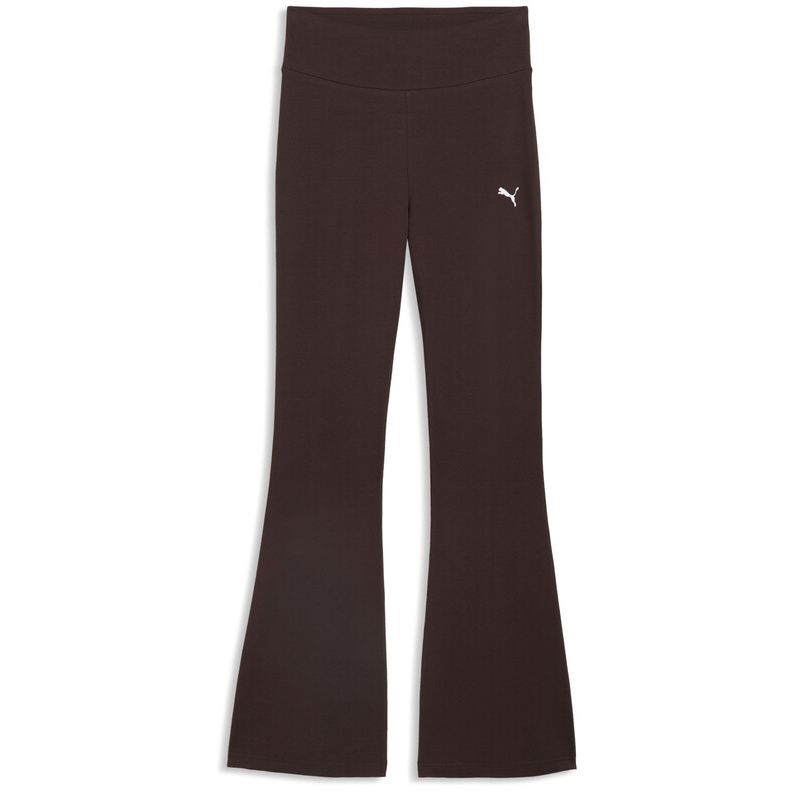ESS HIGH-WAIST FLARED LEGGINGS W CHOCOLATE-FONDUE