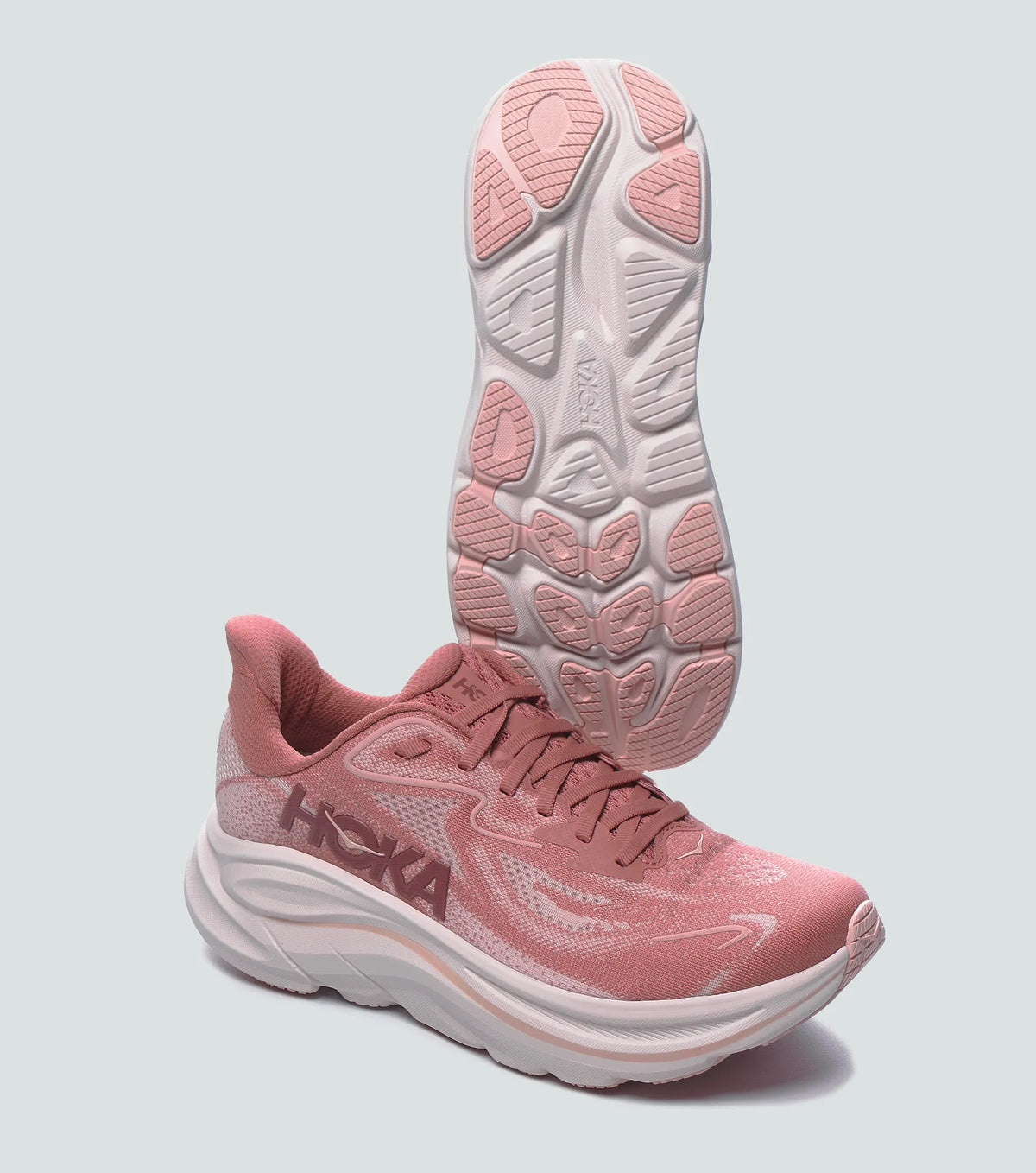 HOKA CLIFTON 10 SALMON MUJER