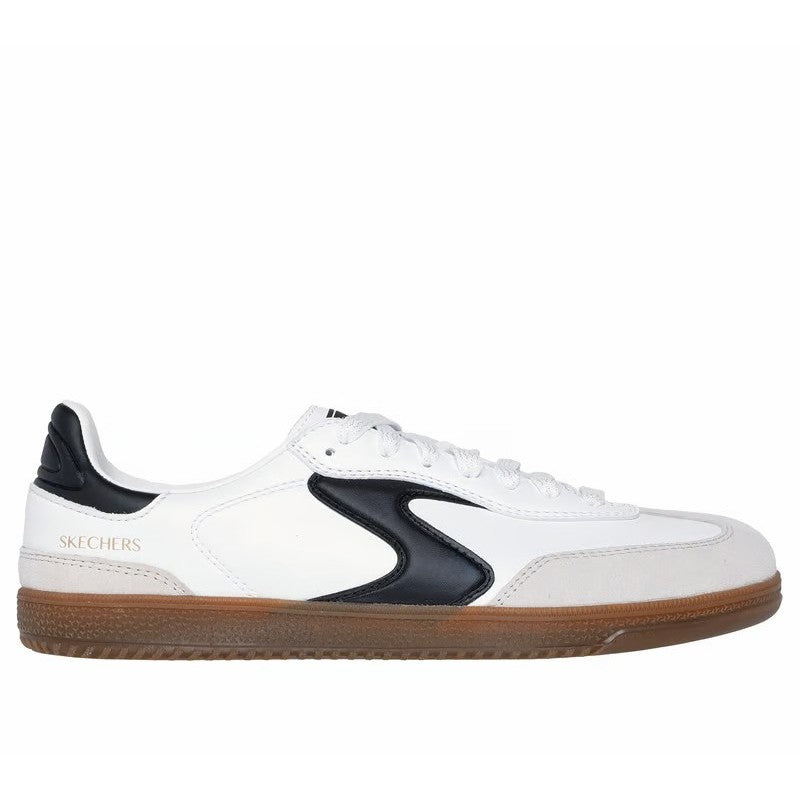SKECHERS HOTSHOT - KICKOFF (WHITE/BLACK) MUJER