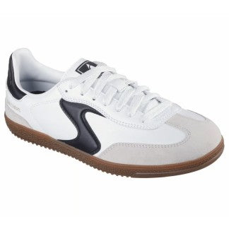 SKECHERS HOTSHOT - KICKOFF (WHITE/BLACK) MUJER