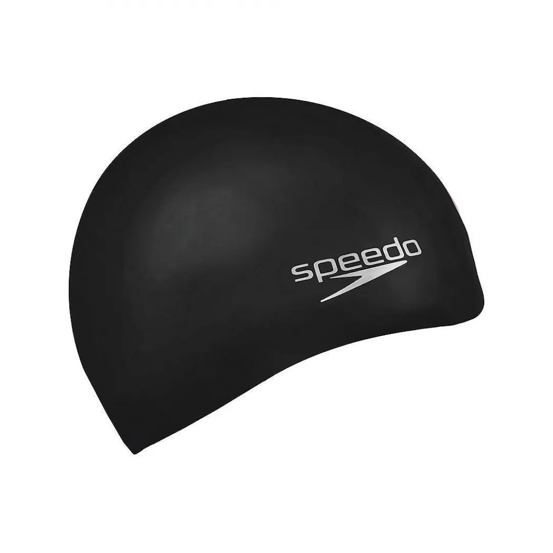 SPEEDO GORRO PLAIN MOULDED SILICONE ADULTO BLK