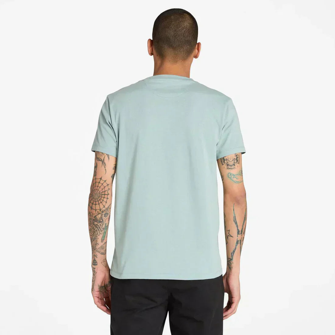 T-SHIRT SLEEVE TEE SILVER/BLUE