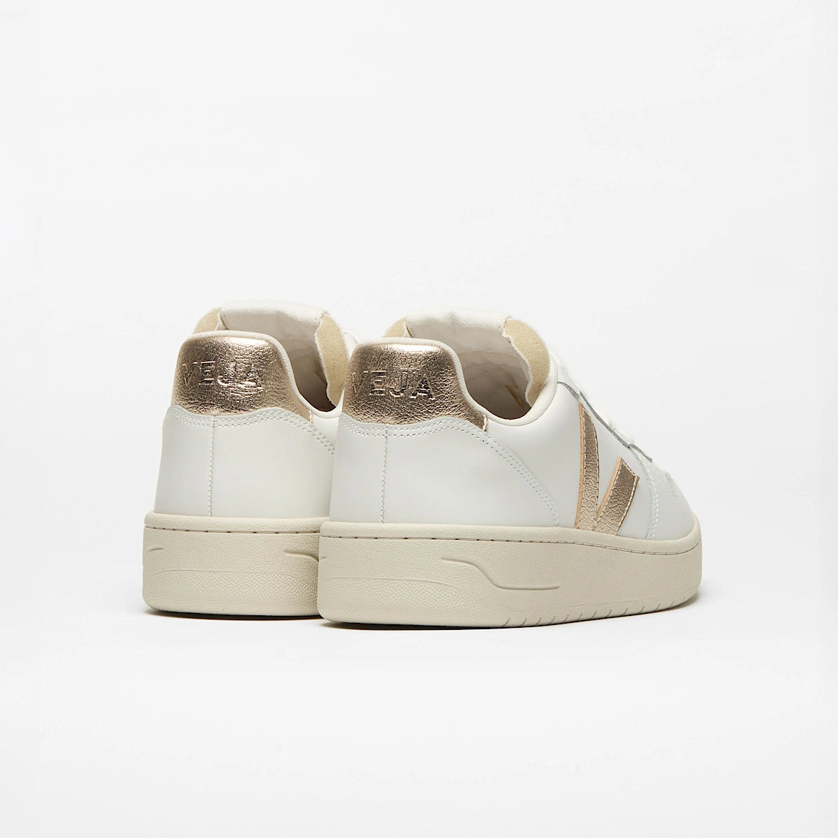 V-10 PRIME LEATHER EXTRA-WHITE-PLATINE MUJER