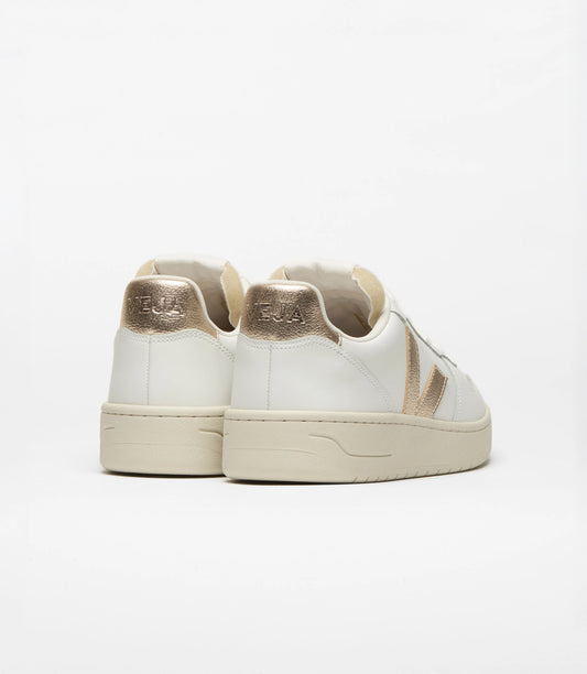 V-10 PRIME LEATHER EXTRA-WHITE-PLATINE