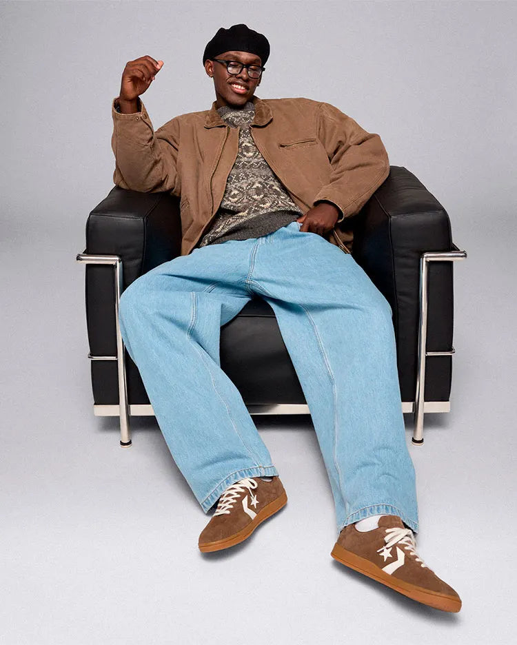 ALL STAR CLASSIC TRAINER BRONW/WHITE